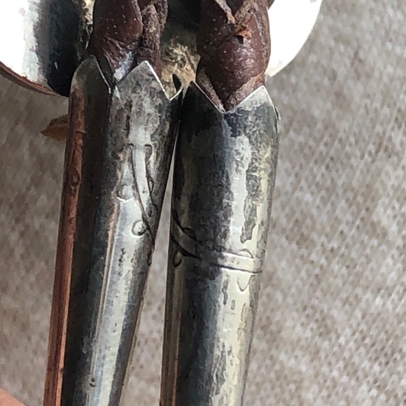 Vintage Native American Sterling Bennett Turquoise Carnelian Talon Claw Bolo - Picture 10 of 14